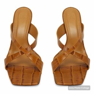 Helsa Studio X Band Kitten Heels Tan